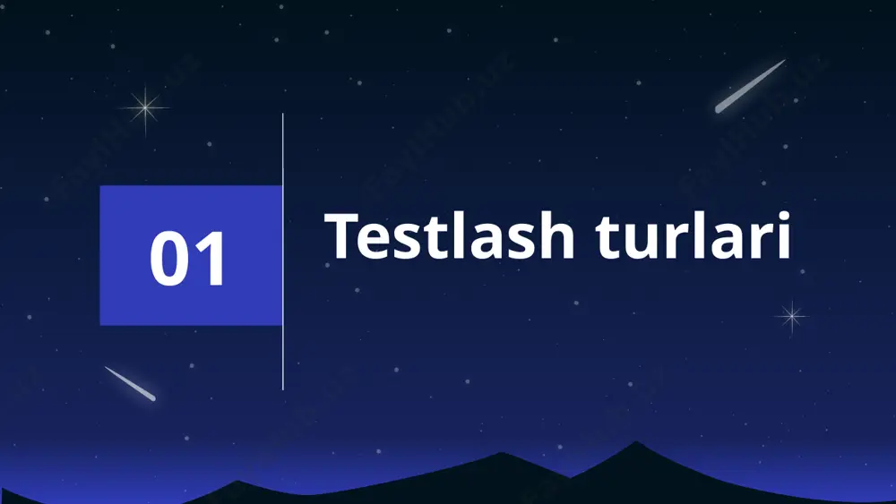 testlash turlari va sifatni boshqarish modellari - Page 3