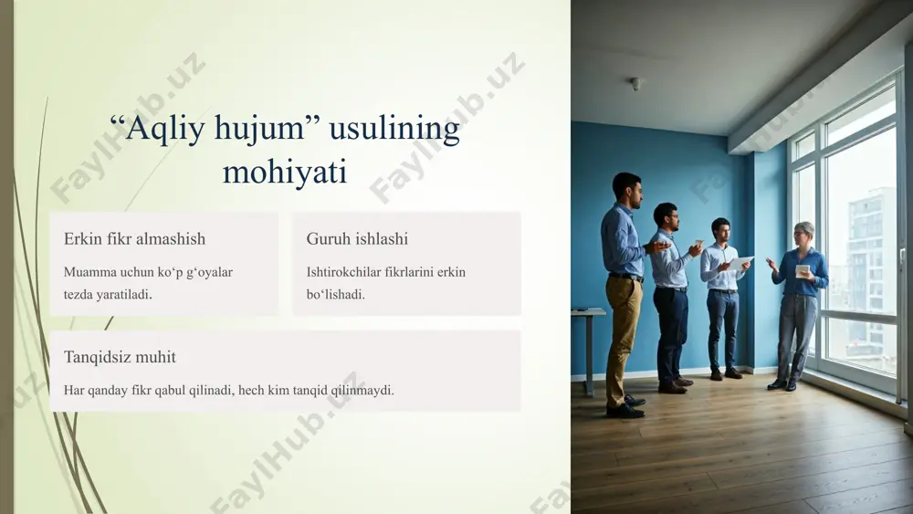 slaydga matn, tasvir, ovoz qo‘shish “aqliy hujim” metodi orqali o‘rgatish - Page 4