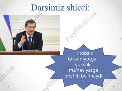 o'quvchining dars davomidagi imkoniyatlari — PPTX