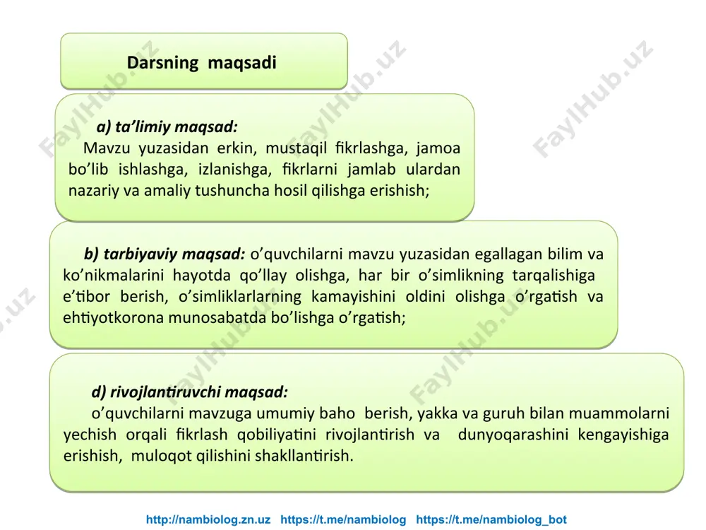 hiq, ikki jinsli, ba'zan ayrim jinsli, boshoqsimon yoki shingilsimon to'pgulda o'rnashgan. sho`radoshlar oilasi og0;5 ch2-5 u(2-5) http://nambiolog.zn.uz https://t.me/nambiolog https://t.me/nambiolog_bot ismaloq lavlagi http://nambiolog.zn.uz https://t.me/nambiolog https://t.me/nambiolog_bot http://nambiolog.zn.uz https://t.me/nambiolog https://t.me/nambiolog_bot gulqo'rg'oni oddiy, kosachasimon, 5 ta yashil yoki rangsiz pardasimon barg- chalardan tashkil topgan yoki gulqo'rg'on butunlay yo'qolib ketgan. changchilari 2-5 ta. urug'chisi 2-5 mevabargdan iborat. mevasi asosan yong'oqcha. sho'radoshlarning keng tarqalgan vakillaridan biri oddiy lavlagidir oddiy lavlagi - lavlagi turkumiga mansub ikki yillik o'simlik. u urug'dan birinchi yili uzun bandli yirik barglar va oziq moddalarga boy, yo'g'onlashgan ildiz (ildizmeva) hosil qiladi. ikkinchi yili unda mayda bargli, sershox, uchi to'pgullar bilan tugovchi novda vujudga keladi. u may oyida gullaydi. gullari mayda. gulqo'rg'oni oddiy, gulkosachasimon, changchilari 5 ta. urug'chisi 3 ta mevabargningqo'shilishidan hosil bo'lgan. lavlagining mevasi yon- g'oqcha, sentabrda pishadi.sho'radoshlarga mansub ismaloq turkumining o'zbekistonda 2 turi o'sadi. ulardan biri rezavor ismaloq bo'lib, u ziravor o'simliklar qatorida ekiladi. rezavor ismaloq bir yillik o'simlik, poya va barglari …
