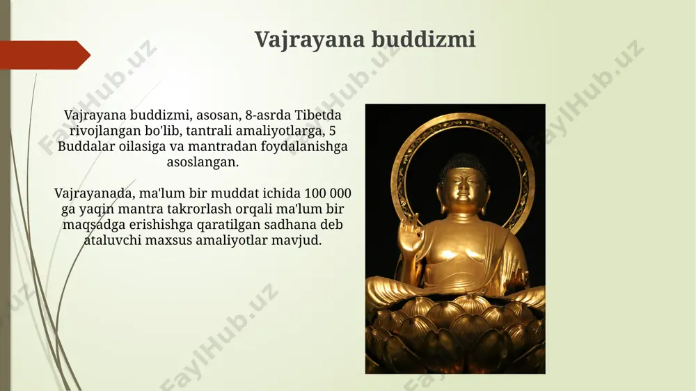 buddaviylik dinining paydo boʻlish tarixi, asosiy ta'limotlari, oqimlari va manbalari - Page 5