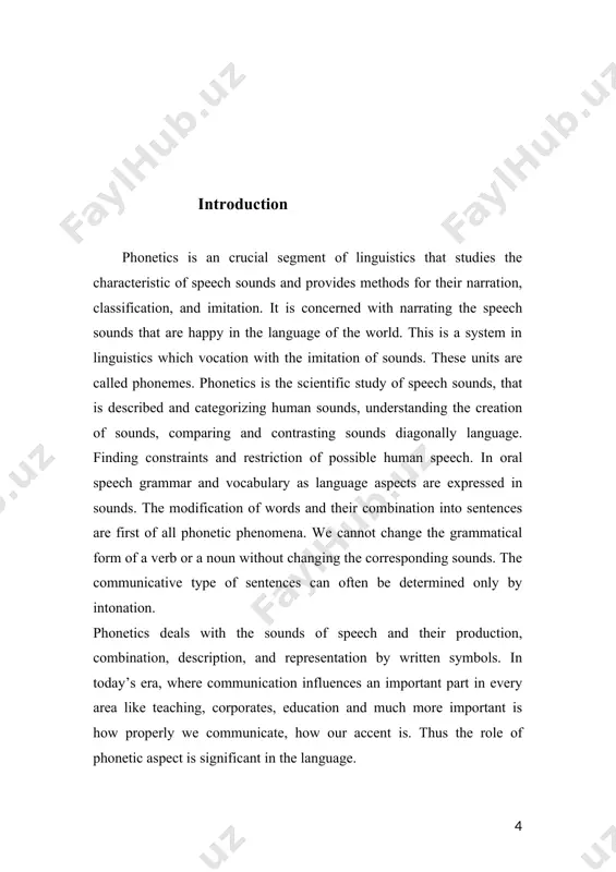 roperties of speech. the field of phonetics is traditionally divided into three sub-disciplines based on the research questions involved such as how humans plan and execute movements to produce speech (articulatory phonetics), how different movements affect the properties of the resulting sound (acoustic phonetics), or how humans convert sound waves to linguistic information (auditory phonetics). traditionally, the minimal linguistic unit of phonetics is the phone—a speech sound in a language—which differs from the phonological unit of phoneme; the phoneme is an abstract categorization of phones. phonetics broadly deals with two aspects of human speech: production—the ways humans make sounds—and perception—the way speech is understood. the communicative modality of a language describes the method by which a language produces and perceives languages. languages with oral-aural modalities such as english produce speech orally (using the mouth) and perceive speech aurally (using the ears). many sign languages such as auslan have a manual-visual …