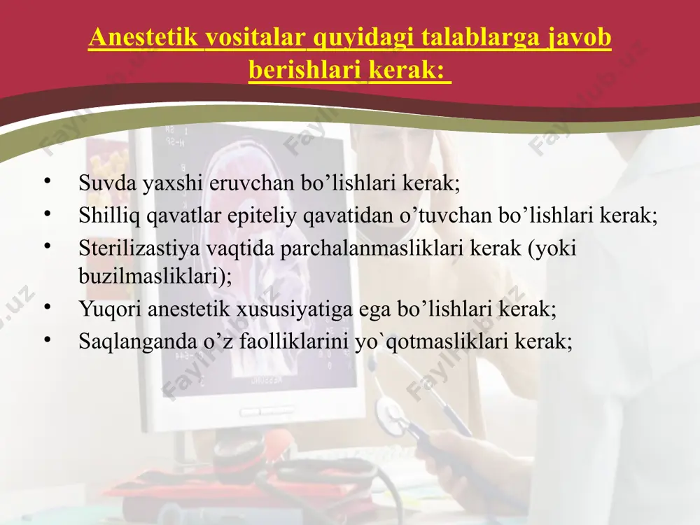 afferent nerv tizimiga ta'sir etuvchi vositalar - Page 4