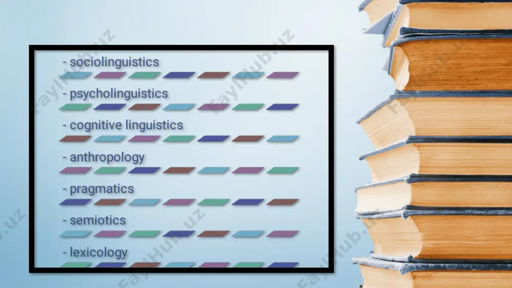 sic types are specialization, generalization, metaphor, and metonymy (described here, from a diachronic perspective, as mechanisms rather than synchronic relations). in the case of semantic specialization, the new meaning is a restriction of the old meaning: the new meaning is a subcase of the old. in the case of semantic generalization, the reverse holds: the old meaning is a subcase of the new. thank you for your attention image4.png image5.png image6.png image7.jpeg image1.jpeg image2.jpeg image3.jpeg