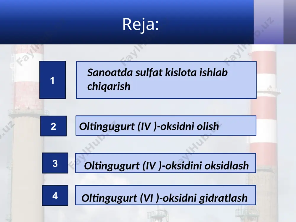 sanoatda sultat kislota ishlab chiqarish - Page 3