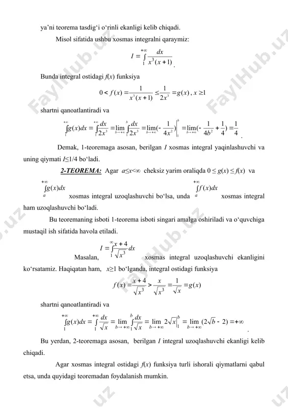 xosmas integrallar - Page 5