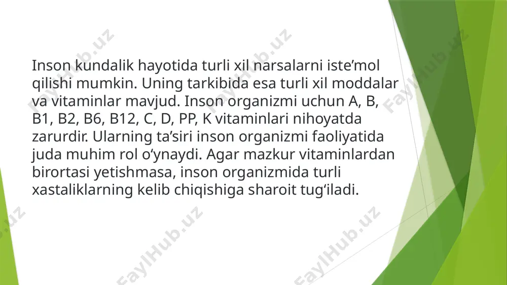 avitaminoz va gipovitaminozlar - Page 5