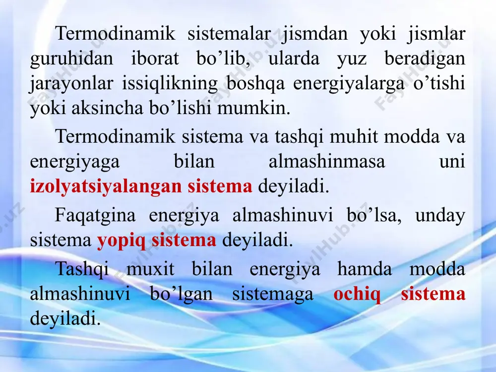 termodinamika. tirik sistemalar termodinamikasi - Page 5