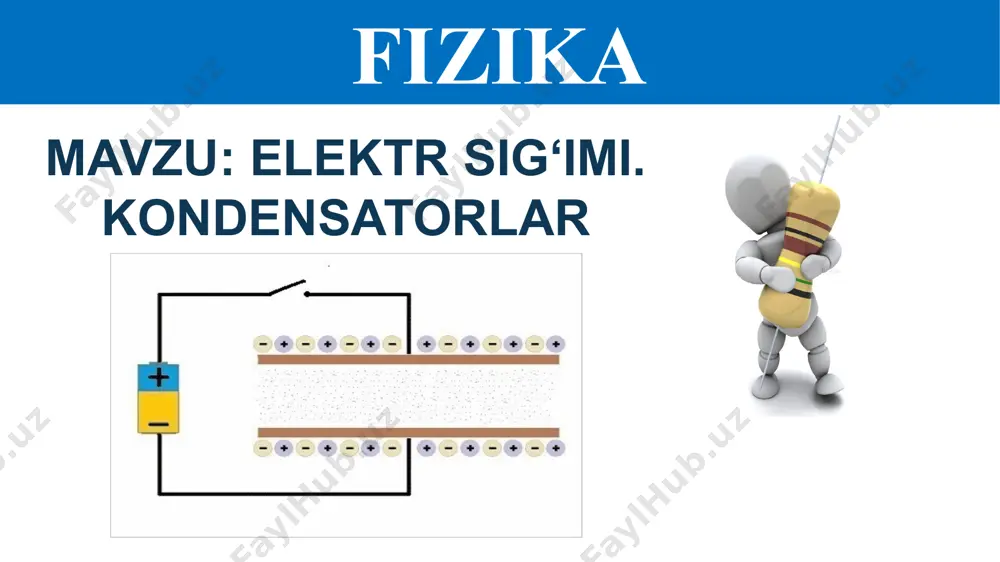 elektr sig'imlari va kondensatorlar - Page 4