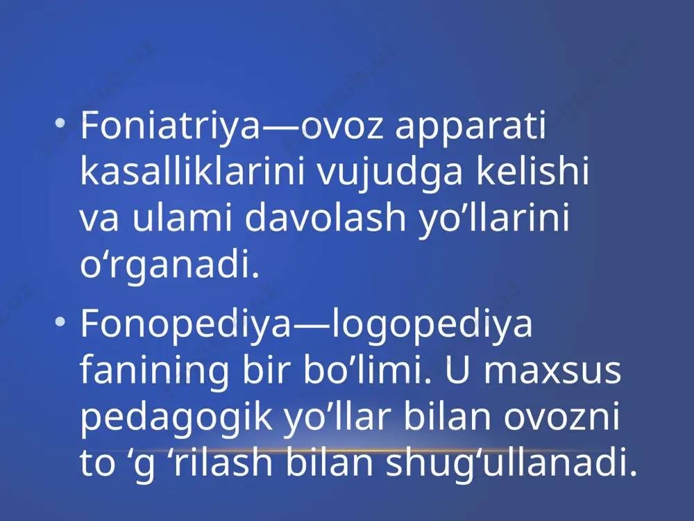 i. kasbiy traxeit kasbiy traxeitlar nutqiy kasb egalarida, kuylashda ovoz boylam osti bosimining o'zgarishi natijasida yuzaga keladi. bemorlar asosan ovozning tez charchashi, traxeyadagi noqulaylik, namlik yoki quruqlik, yo'taldan shikoyat qiladilar. laringoskopiyada ovoz boylamlarida hech qanday o'zgarishlar kuzatilm aydi, lekin traxeyaning shilliq qavatining ba’zi joylarida giperem iya kuzatiladi. ba’zi hollarda halqum, hiqildoq va traxeyada kataral holatlar kuzatiladi. nutqiy kasb egalarida traxeitlar boylam osti bo'shlig'ida suyuqlik yig'ilishidan yuzaga keladi. bunda bemorlar ma’lum tovushlami talaffuz qila olmaydilar, ovoz toni yo'qoladi. allergik laringit allergik laringit — bu odamning ekzogen va endogen ta’sirlovchilarga nisbatan sezgilarning ortishidir. burun, halqum, hiqildoq va traxeyaning shilliq qavatlari, odatda, allergenlar bilan ko'proq bevosita aloqaga kirishadi. allergik laringitda hiqildoqning nasliy o'tkir shishlariga moyillik ham aniqlangan. agar hiqildoq ostida shishlar b oisa, bunda hiqildoqda noqulay sezgilar vujudga keladi, ovoz boylamlarida shish b oisa, fonatsiyaning buzilishi kuzatiladi,ovoz boylamlarida shishlar bomsa, nafas olish jarayonida buzilishlar kuzatiladi. hiqildoq periferik parez va falajlari bilan bog’liq bo’lgan …