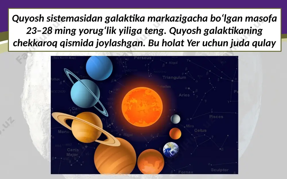 yer yuzi tabiati rivojlanishining fazoviy omillari. 10 - sinf - Page 5