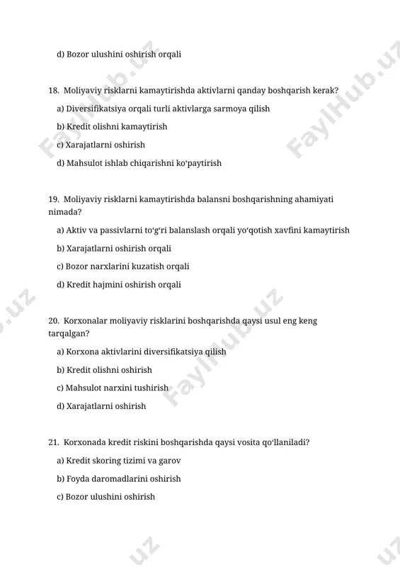inflyatsiya risklarini kamaytirish usullari - Page 5