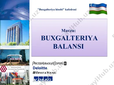 buxgalteriya balansi — PPT