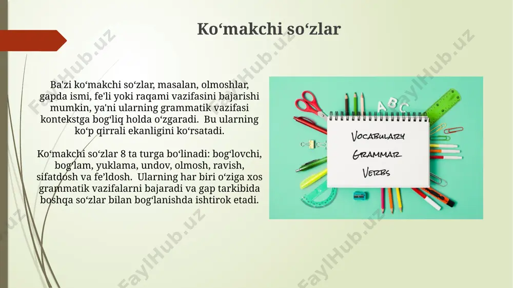 so‘z turkumi haqida umumiy ma'lumot - Page 4