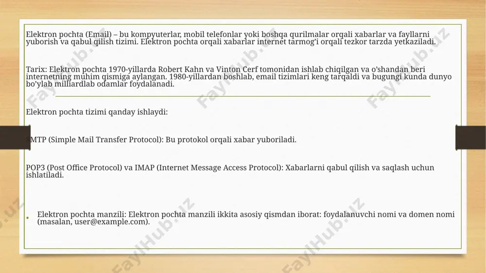 internet va elektron pochta taqdimoti - Page 4