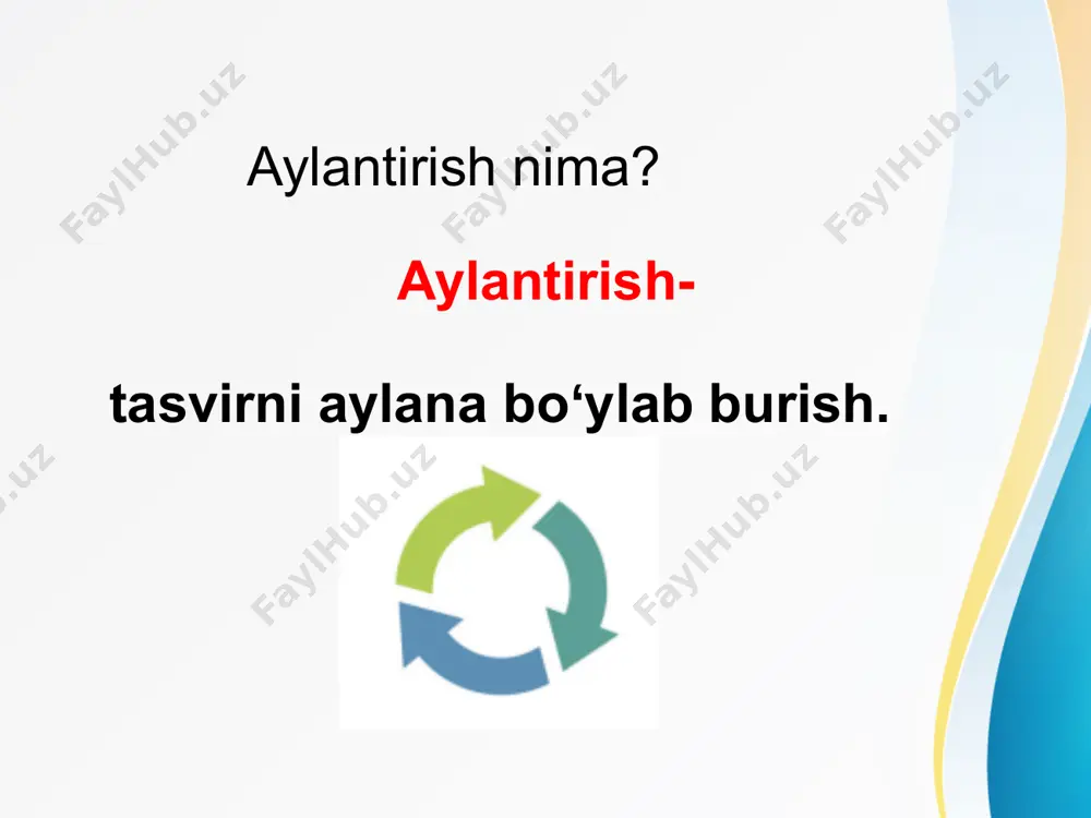 tasvirlarni aylantirish va teskari o‘girish - Page 3