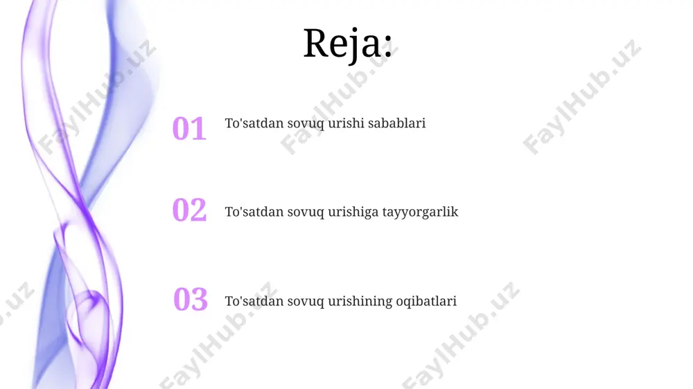 yo'qotishi mumkin. to'satdan sovuq havoda yuz beradigan hodisalar to'satdan sovuq urganida, o'zbekistonning tog'li hududlarida, masalan, farg'ona vodiysida, 20-30% ga ko'proq qor ko'chkilari xavfi ortadi, bu esa transport va infratuzilmaga jiddiy zarar yetkazishi mumkin. toshkentda to'satdan sovuq urganida, harorat 0°c dan pastga tushganda, shaharning energiya ta'minotida 15% ga yaqin pasayish kuzatiladi, bu esa elektr energiyasi uzilishlariga olib kelishi mumkin. qoraqalpog'iston respublikasida to'satdan sovuq havoda, o'rtacha 5-7 kun davom etadigan muzli yomg'ir hodisasi 2022 yilda 3 marta kuzatildi, bu esa qishloq xo'jaligiga katta zarar yetkazdi. sovuq havoga tayyorgarlik andijon viloyatida, sovuq havoda gaz ta'minotida uzilishlar bo'lishi mumkin, shuning uchun qo'shimcha isitish manbalarini (masalan, 2-3 dona qo'shimcha elektr pechkalari) tayyorlab qo'yish tavsiya etiladi. sovuq havoda, toshkentdagi o'rtacha harorat -5°c gacha pasayishi mumkin, shuning uchun 5 kundan ortiq davom etadigan zaxira oziq-ovqat va suv saqlash tavsiya etiladi. qish mavsumida, ayniqsa farg'ona vodiysida, 10 sm dan ortiq qor yog'ishi mumkin, shuning uchun qor tozalash vositalarini …