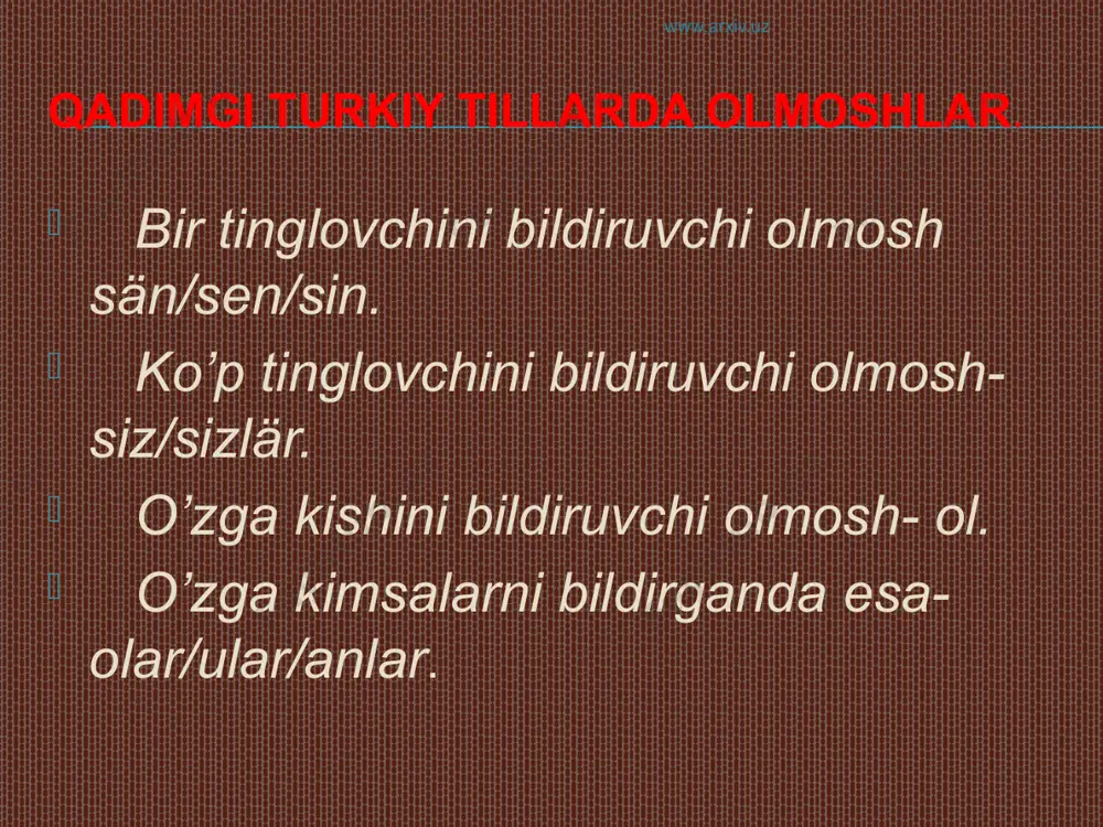 olmosh turlari - Page 5