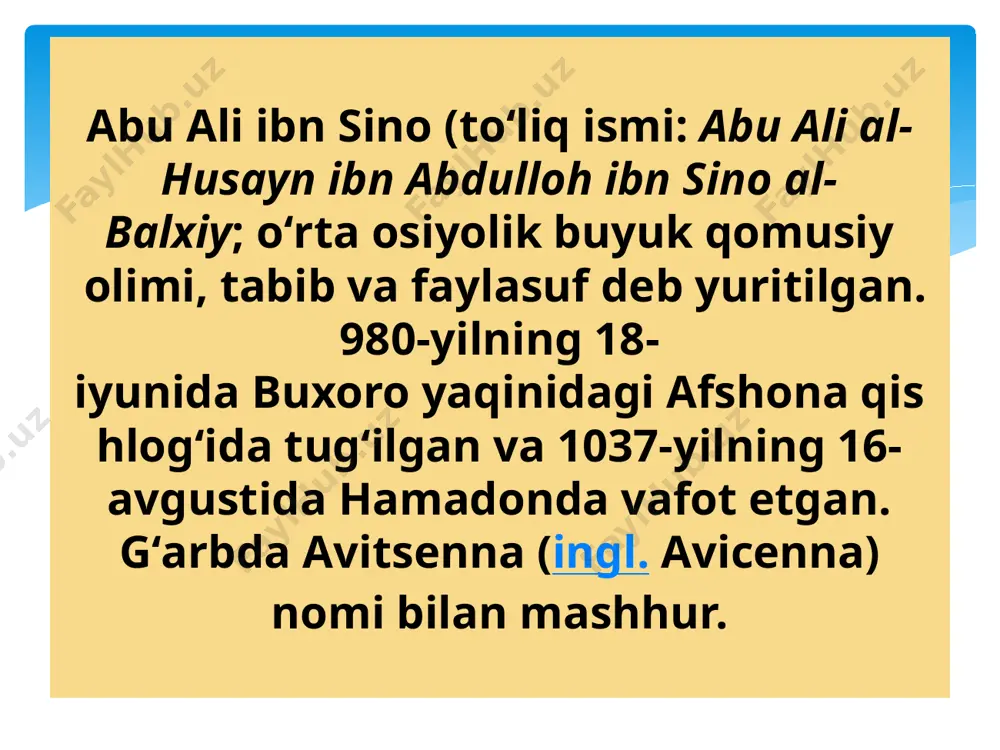 abu ali ibn sinoning ilmiy me’rosi 2 - Page 3