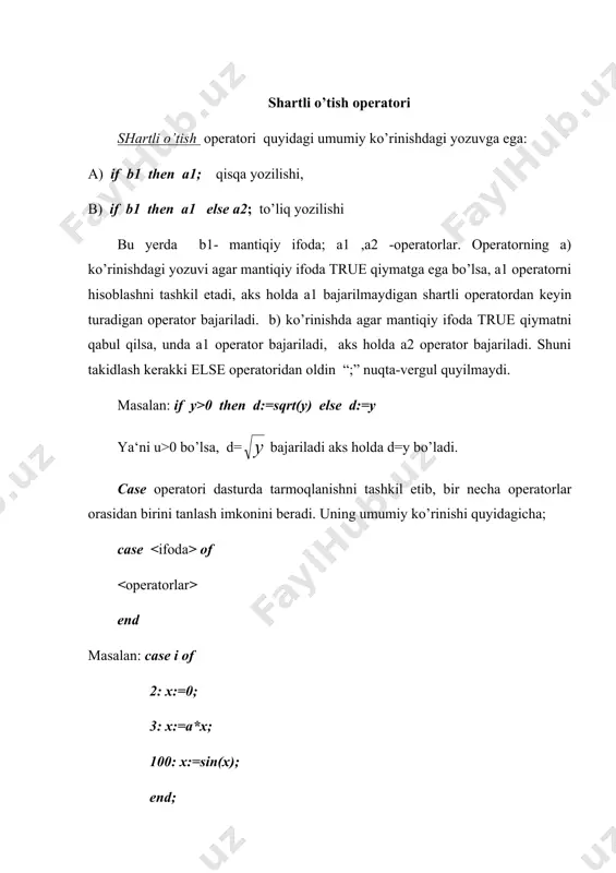 tarmoqlanuvchi hisoblash jarayonlarini algoritmlash va dasturlash - Page 3