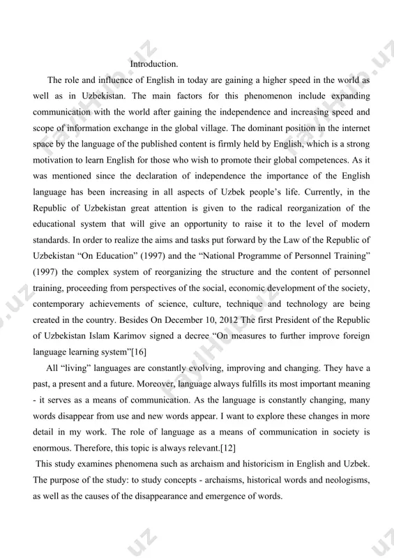 the corresponding ch is still fully pronounced. this sound goes back to the k of lat. nox, noct-is. old english is a different language altogether from the modern english that we know, and very difficult for the non-specialist: the forms are different, the words sometimes have another meaning, their order is not always the same as it is now, and so forth. we call the study of how languages change ‘historical linguistics’. the course which changes in language will take cannot be predicted, but in retro�spect we are (often) able to trace how linguistic changes have occurred in the past. it is possible to follow the english of today back to old english, for example. thus, whoev�er studies the history of a language, such as english, is doing historical linguistics. old english itself does not lead us back beyond the seventh century ad: further ‘progress’ backward is only possible if …