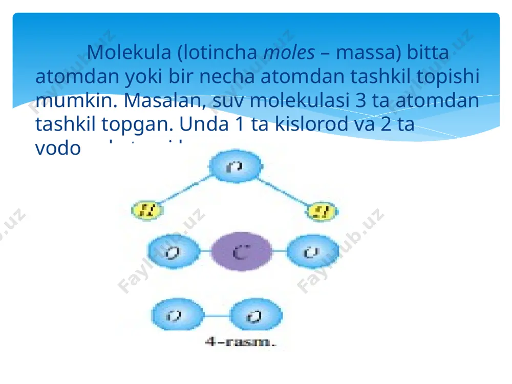 molekular va ularning o‘lchamlari - Page 3