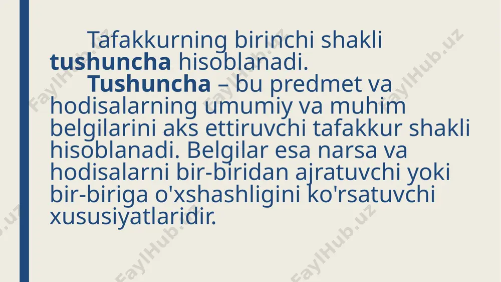tafakkur shakllari: tushuncha, hukm va xulosa - Page 5