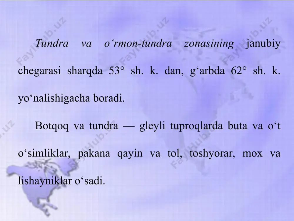 shimoliy amerikaning tabiat zonalari va balandlik mintaqalari 6-sinf - Page 5