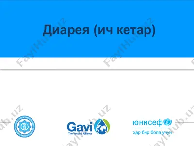 диарея (ич кетар) — PPTX