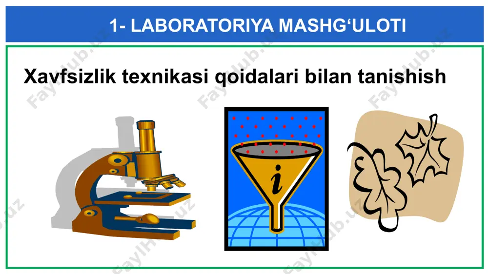 riya jihozlarini mukammal o‘rganish. 2-topshiriq. yangi atamalardan foydalanib krossvord tuzish. e’tiboringiz uchun rahmat!