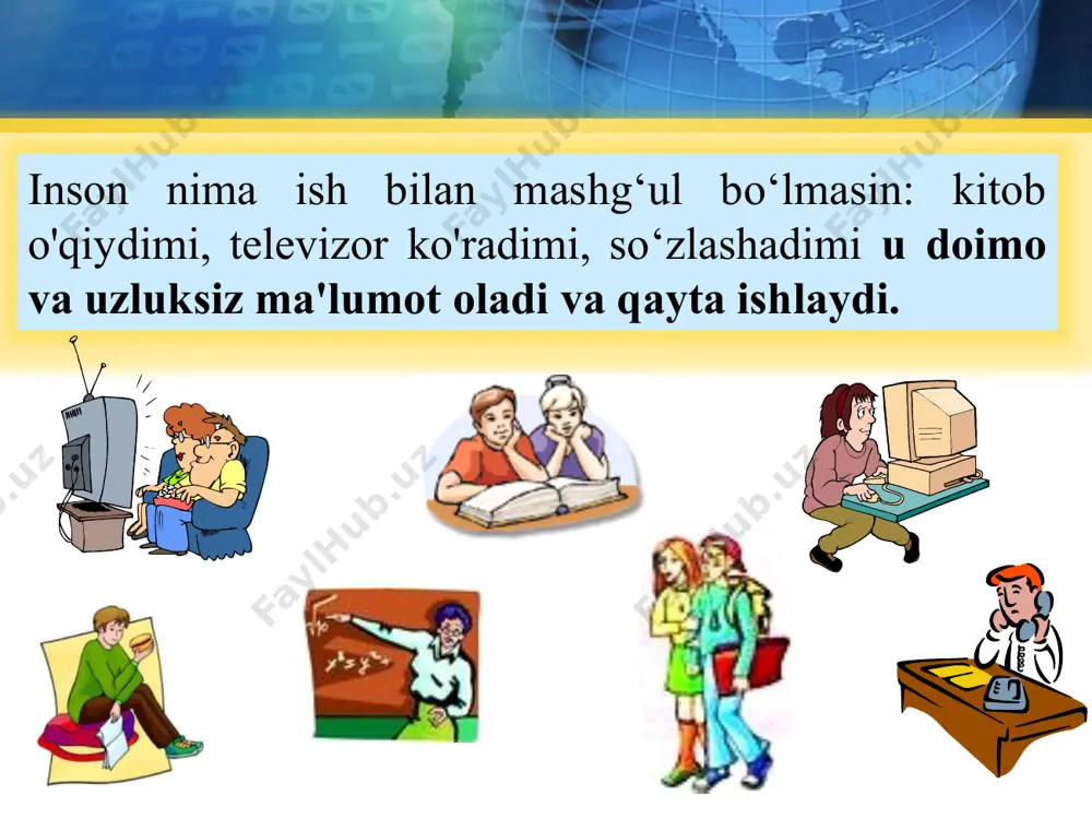 axborotni jamiyatda tutgan o‘rni va ahamiyati - Page 5
