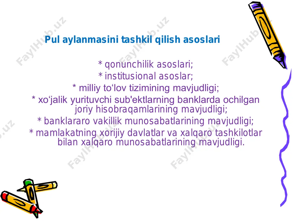 pul aylanmasi va uning tashkiliy asoslari - Page 5