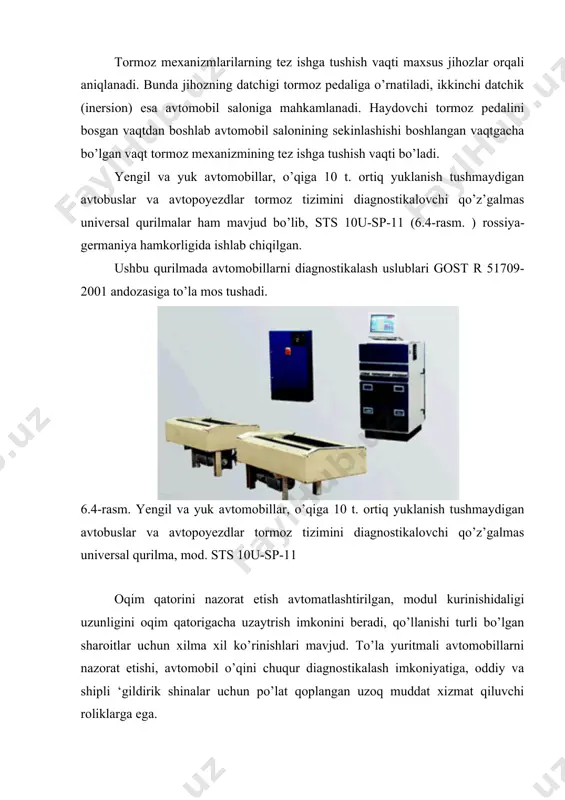 ent “voris-nashriyot”, 2008. – 560 b. 4. tехническая эксплуатация автомобилей. учебник для вузов. под ред. проф. е.с. кузнецова. m: наука, 2002 g. 5. боровских ю.и. и др. автомобилларнинг техник тузилиши, техник хизмат кўрсатиш ва таъмирлаш. тошкент: «мехнат», 2001. 6. o.hamraqulov, sh.magdiyev. avtomobillarning texnik ekspluatatsiyasi. toshkent, 2005 yil. 7. o’zbekiston respublikasi avtomobil transporti harakat tarkibiga texnik xizmat ko’rsatish va ta’mirlash to’g’risidagi nizom. toshkent,1999 y. 8. руководство по ремонту и обслуживанию. инструкция по эксплуатации автомобилей дэу. нексия (все модели). ташкент, 2000 г. 9. 4.o.xamrakulov, sh.magdiev. avtomobillarning texnik ekspluatatsiyasi. toshkent. 2005 y. _1099814980.unknown