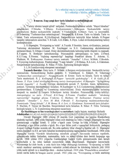 eng yangi davr tarix falsafasi va metodologiyasi — PDF