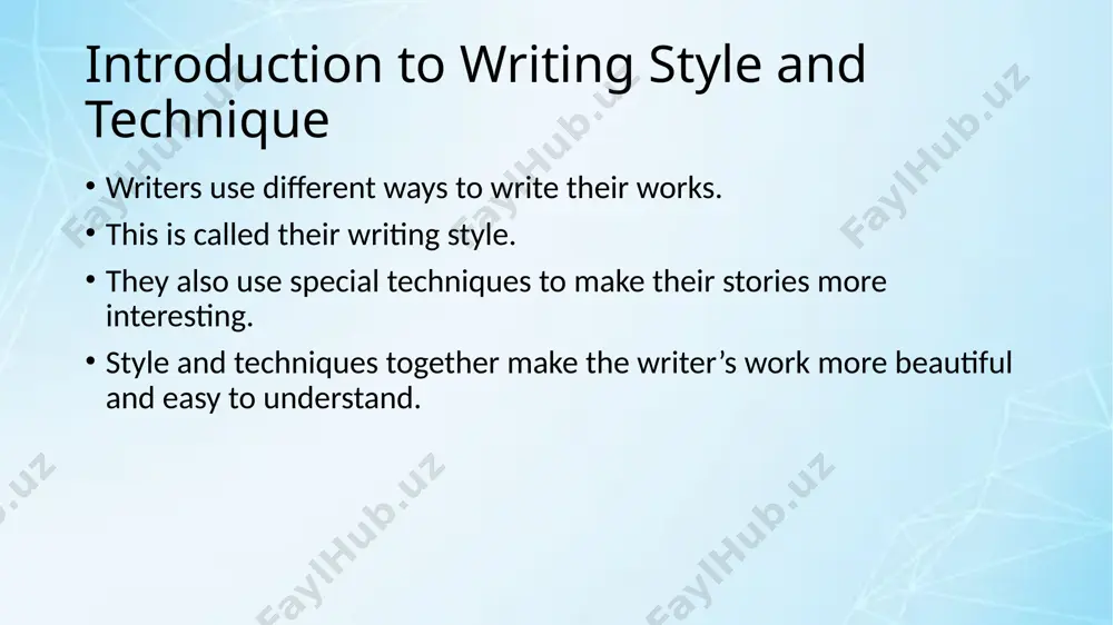 writing style and technique - Page 2