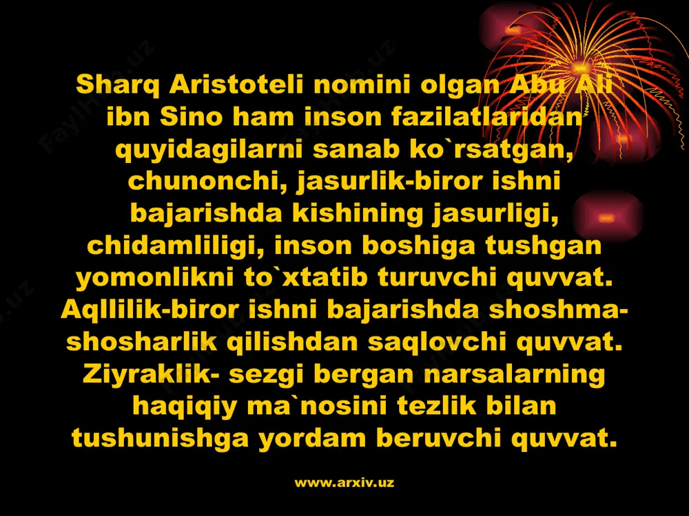 kishilik jamiyatining eng ibtidoiy holatidan hozirgi kunimizga qadar har qanday jismoniy kamolot va to`qlikni avlodlarning kamolotini ta`minlovchi zanjir deb hisoblab kelishgan. demak, o`sib kelayotgan yosh avlodning jismoniy barkamolligini ta`minlash faqat ota-ona, maktabning ishigina bo`lib qolmasdan, balki u davlat ahamiyatiga molik ish hamdir. www.arxiv.uz www.arxiv.uz jismoniy tarbiyaga bo`lgan e`tibor, g’amxo`rlikning kun sayin oshib borishi bu fikrimizning yorqin dalilidir. o`zbekiston respublikasi mustaqil davlat bo`lgan kundan boshlab, yoshlar tarbiyasini, ularni yaroqli vatan himoyachisi bo`lishiga va sportning barcha turlarini jadallashtirish maqsadida bir qator maqtovga sazovor ishlarni amalga oshirdi. bularga «jismoniy tarbiya va sportni yanada rivojlantirish bo’yicha qonun» (1992y), »sog’lom avlod dasturi», «futbolni yanada rivojlantirish bo`yicha qaror» (1996y), «kurash asotsiatsiyasini tuzish» (1998y) va boshqa yo`l-yo`riqlarni ko`rsatish o`rinlidir. www.arxiv.uz www.arxiv.uz jismoniy tarbiya mazmuni besh xil tushunchalarda o`z ifodasini topadi. ya`ni jismoniy kamolot, jismoniy holat diagnostikasi, jismoniy madaniyat, jismoniy-sport ishlari, jismoniy ma`lumot. jismoniy kamolot- o`sib kelayotgan yosh avlodning ichki organlarining o`zgarishi, o`sishidir. birinchi navbatda yurak va o`pka, …