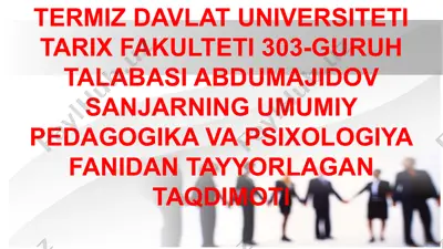 xarakter qobiliyati va harakat — PPTX