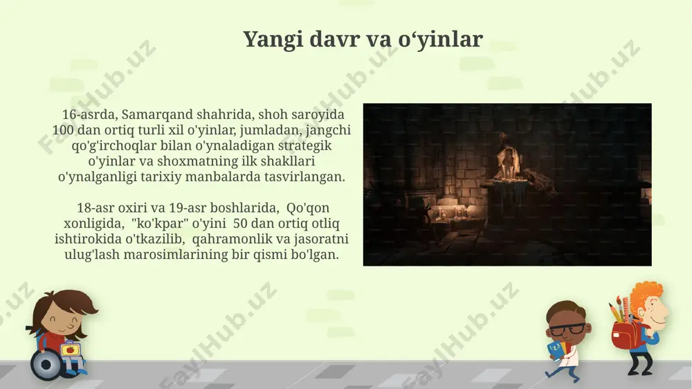 aydo bo'lib, o'yinlarning grafikasi va ovozini sezilarli darajada yaxshiladi, bu esa global miqyosda o'yinlarning mashhurligini oshirdi. 1970-yillarda, atari kompaniyasi aqshda pong o'yinini chiqardi, bu birinchi ommabop video o'yinlaridan biri bo'lib, millionlab odamlarni o'ziga jalb qildi va o'yin sanoatining rivojlanishiga kuchli ta'sir ko'rsatdi. oʻyinlarning ijtimoiy taʼsiri 20-asrning boshlarida amerikada paydo boʻlgan sport turlari, millatlararo raqobat va milliy gʻurur tuygʻusini shakllantirishda muhim rol oʻynagan, ijtimoiy birlik va oʻzaro munosabatlarni rivojlantirgan. qadimgi rimdagi gladiatorial janglar kabi qonli oʻyinlar, jamiyatning qatlamlashuviga va zoʻravonlikning normal holat sifatida qaralishiga olib kelgan, bu esa ijtimoiy tartibsizliklarga sabab boʻlgan. mobil oʻyinlarning ommalashishi mobil oʻyinlarning ommalashuvi 3g va 4g tarmoqlari kengayishi, shuningdek, smartfonlarning quvvatining oshishi va narxining pasayishi bilan bogʻliq boʻlib, bu esa oʻyinlarni yanada real va murakkab qilish imkonini berdi. “angry birds” kabi 2010-yillardagi katta muvaffaqiyatga erishgan mobil oʻyinlar, finlyandiyadan kelib chiqqan va millionlab yuklab olinishlar bilan butun dunyo miqyosida mashhur boʻldi, bu sohani ommalashtirishga katta hissa qoʻshdi. …