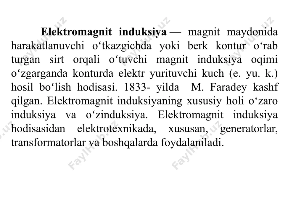 magnit oqimi. elektromagnit induksiya hodisasi - Page 2