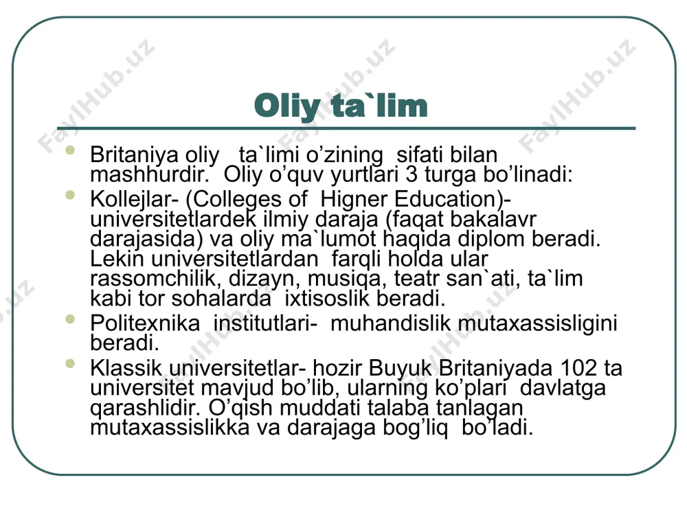 buyuk britаniya ta'limi tizimi - Page 5