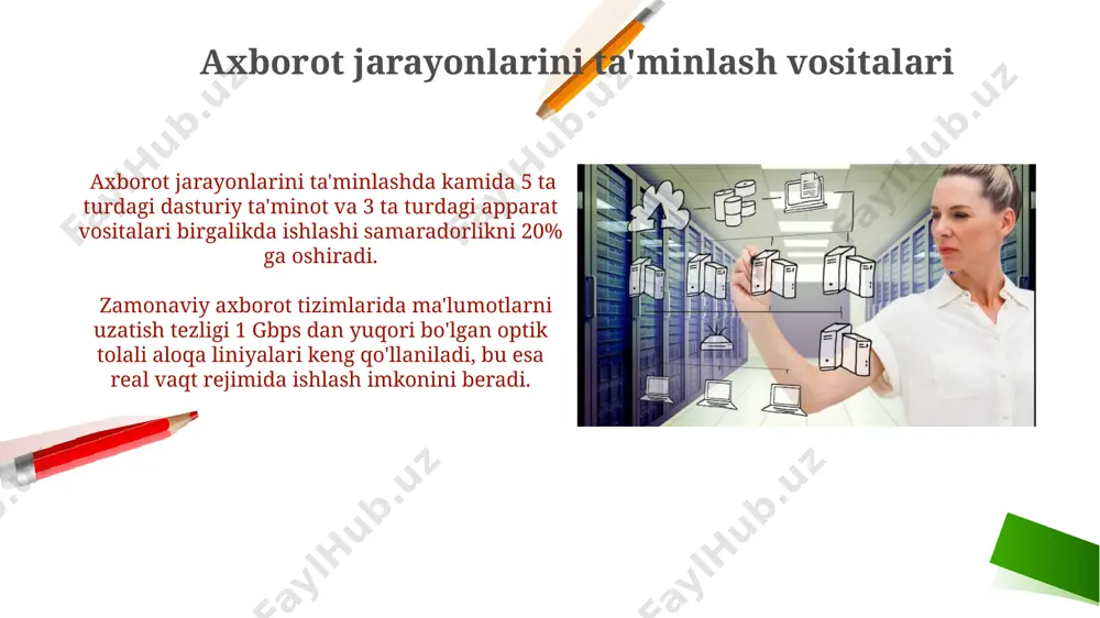 axborot jarayonlarning apparati va taminoti - Page 5