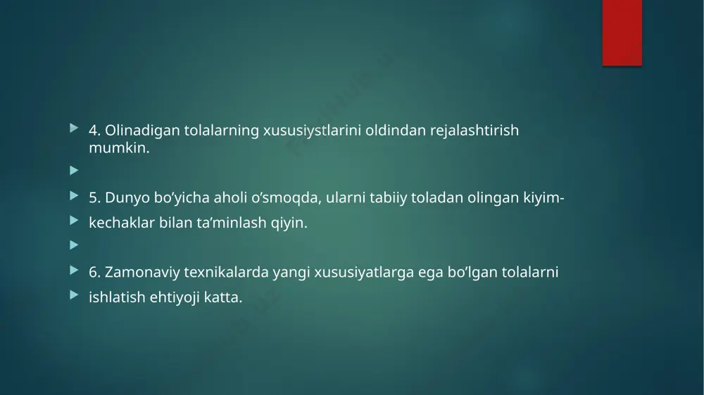kimyoviy tolalar ishlab chiqarish metodlari - Page 4