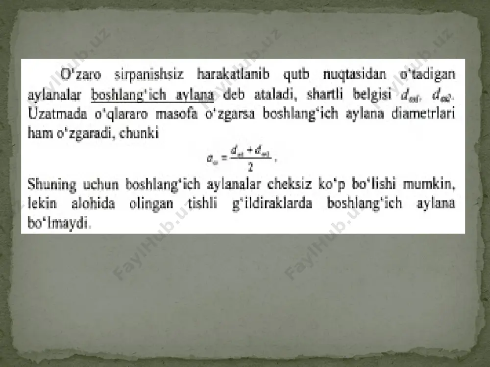 tishli urutmaning geometriyasi va kinematikasi - Page 4