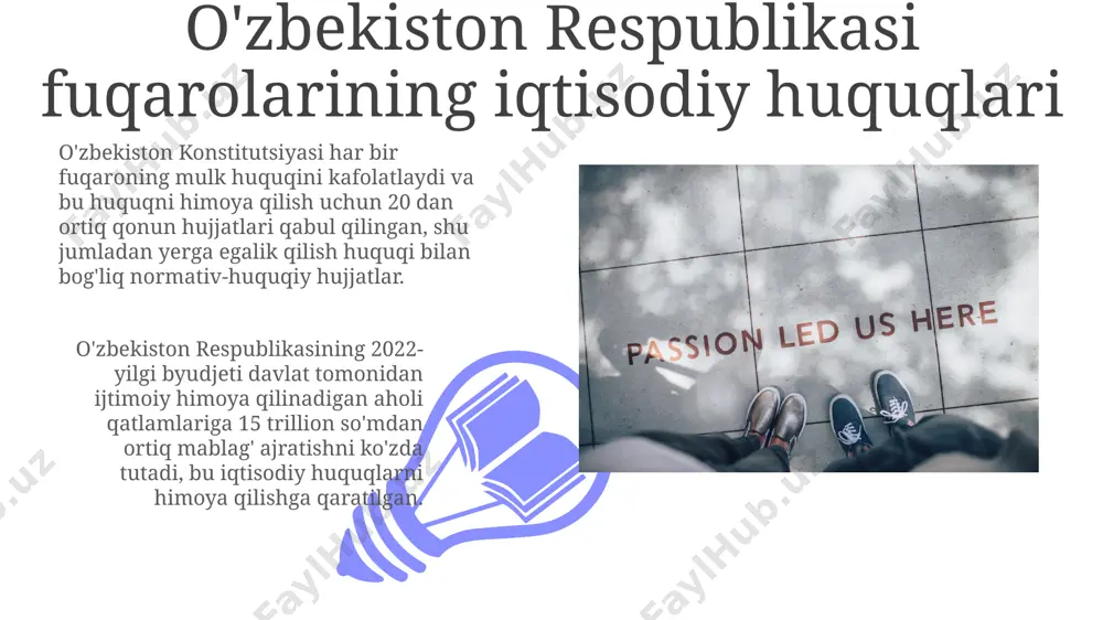 o'zbekiston respublikasi fuqorolarining iqtisodiy huquqlari - Page 3