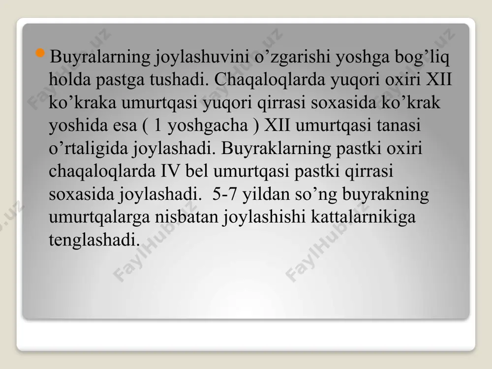 buyrakning anatomic-fiziologik xususiyatlari - Page 2