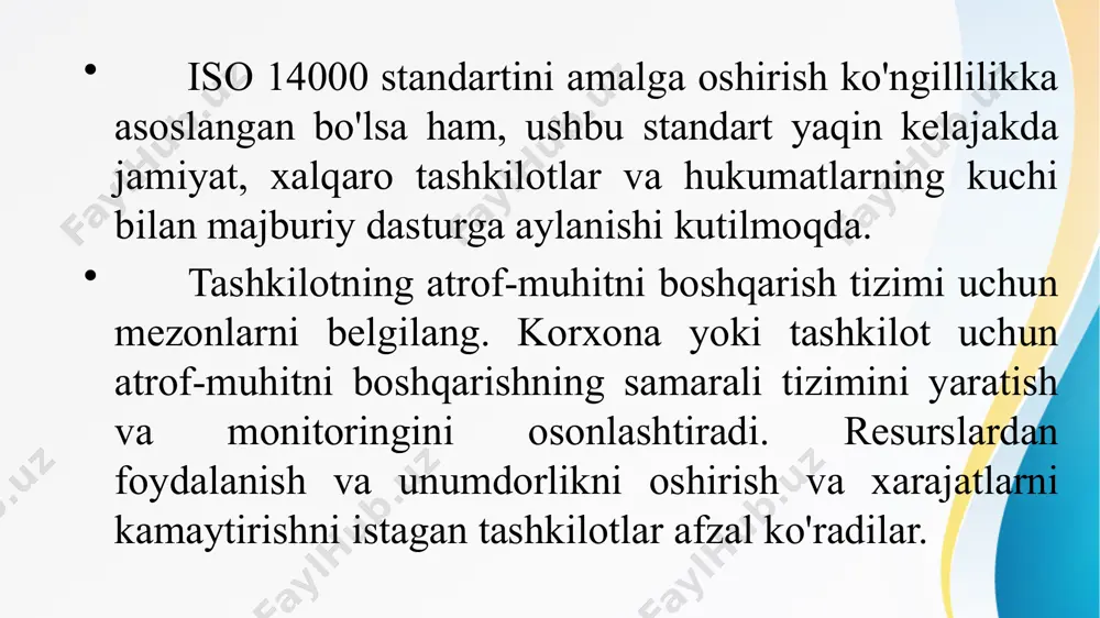 iso 14001 atrof-muhitni boshqarish tizimi nima - Page 3