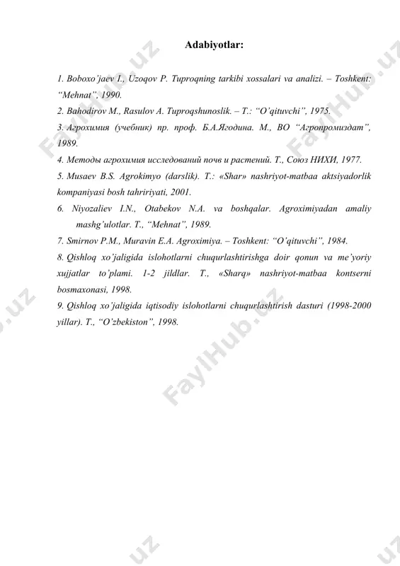 tuproqdagi co2 karbonatlar miqdorini (atsidimetrik usulida) aniqlash - Page 4