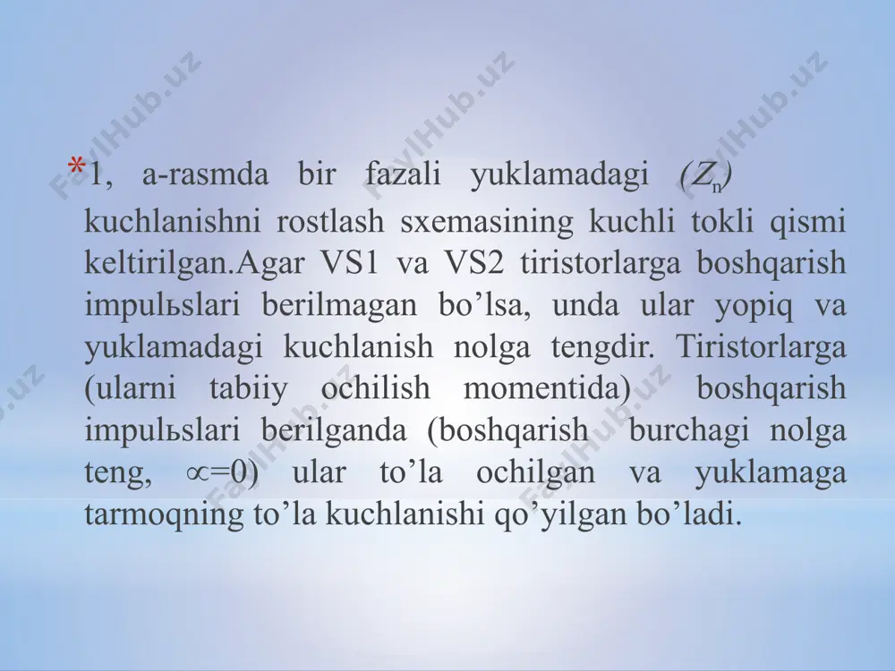 tiristorlik uchlanish rostlagichi - asinxron motor tizimi - Page 3