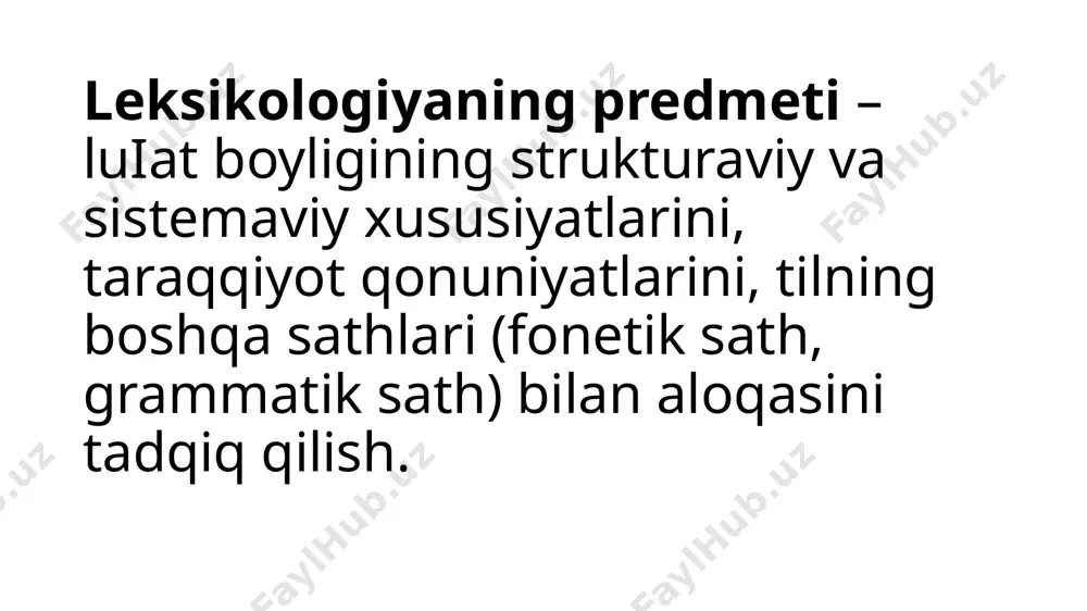 leksikologiya haqida umumiy ma'lumotlar - Page 4