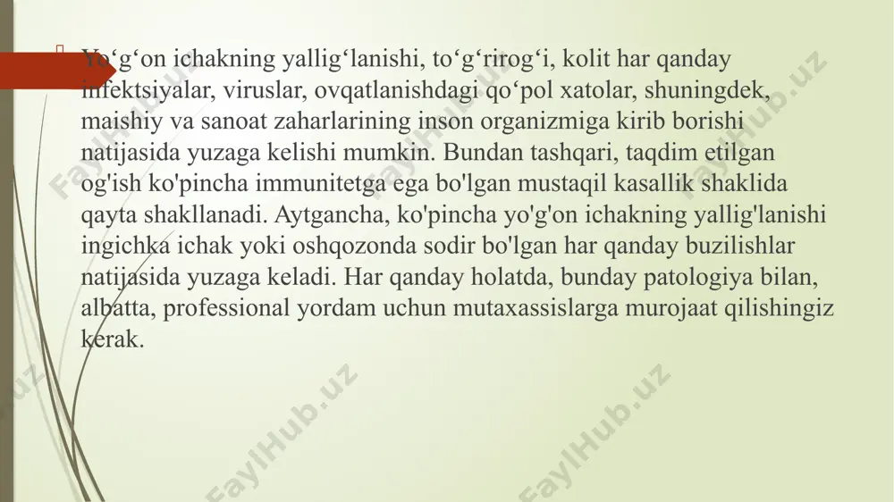 enterit va kolitlar simptomopatologiyasi - Page 5